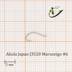 Крючок Akula Japan J3520 (Maruseigo) 100 шт