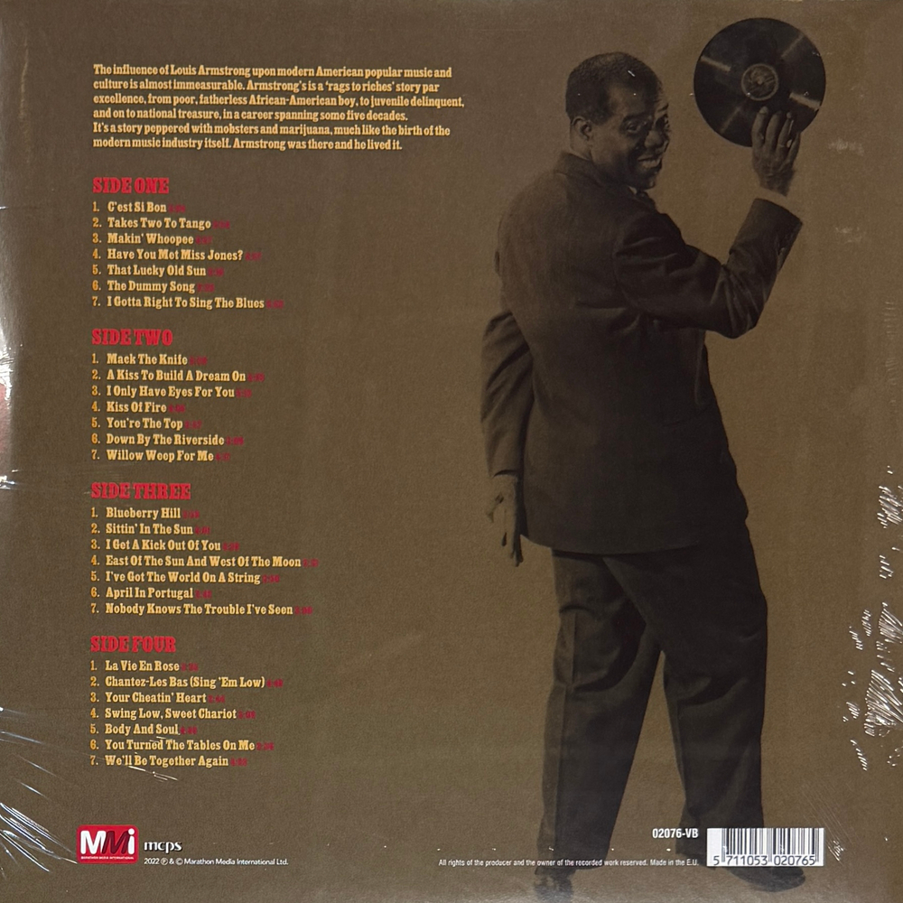 Louis Armstrong – Singin' Satchmo 2LP (Европа 2022г.) Т