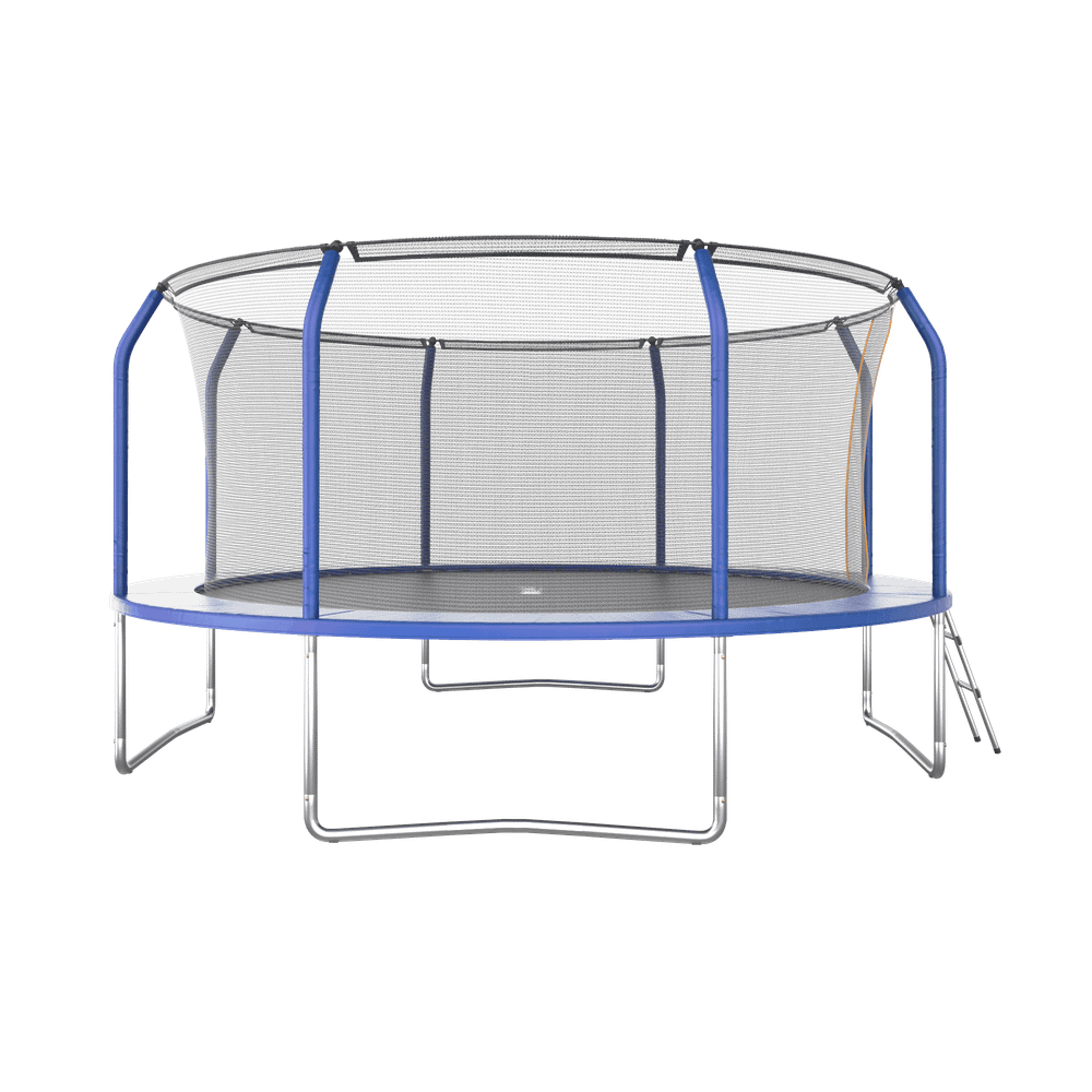 Батут UNIX Line Supreme Basic 14 ft (427 см) синий