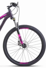 Велосипед 27,5" STELS Miss 7700, рама 15.5 темно-пурпурный