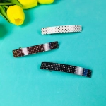 Заколка автомат «Women's style - Тандем», 9,5*1см, микс 6 цветов