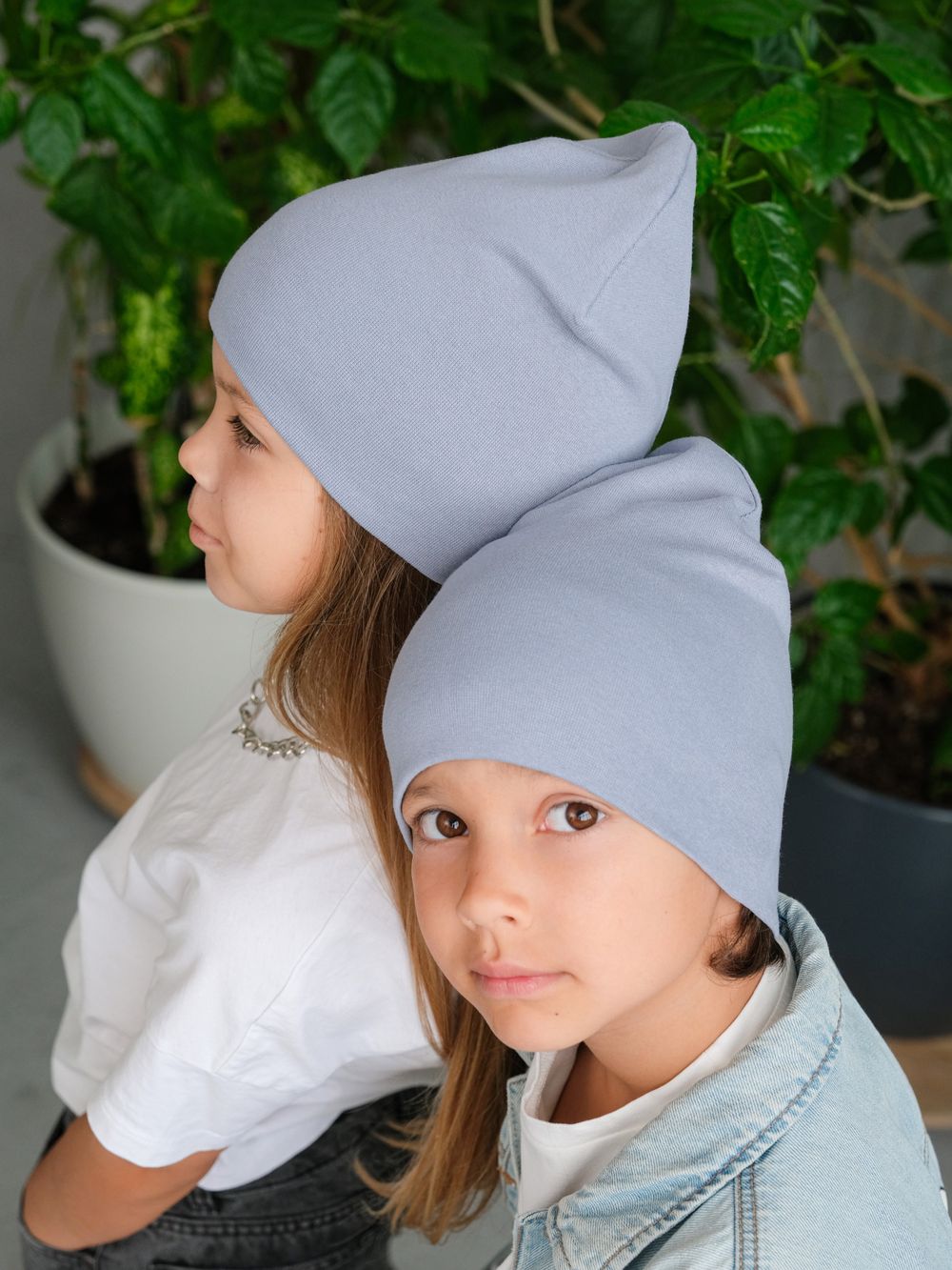 Шапка трикотажная (Серый графит) МОКО