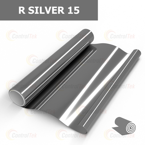 Пленка солнцезащитная зеркальная R SILVER 15 ControlTek, (рулон)