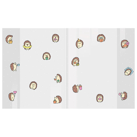 Обложки "HEDGEHOGS" для тетрадей и дневников, КОМПЛЕКТ 10 шт., ПЛОТНЫЕ, 210х350 мм, 110 мкм, FUNSTER (ФАНСТЕР), 274088