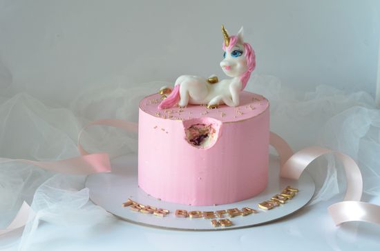 Торт объевшаяся единорожка №1029