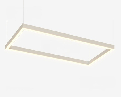 Подвесной LED светильник прямоугольный LP85-FRAME-2000 160Вт 3000К белый 14720Лм 2008х1008х80мм DIOLUM