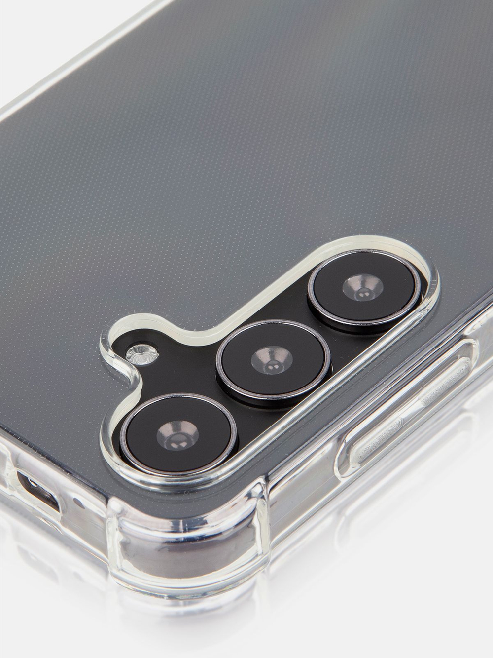 Чехол ROSCO для Samsung Galaxy S24 (арт.SS-S24-HARD-TPU-TRANSPARENT )