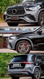 Обвес переделка для Mercedes-Benz GLE V167 SUV 2019-2023 для обновления до GLE53 V167 AMG 2023+ АМГ Мерседес Бенц ГЛЕ класс