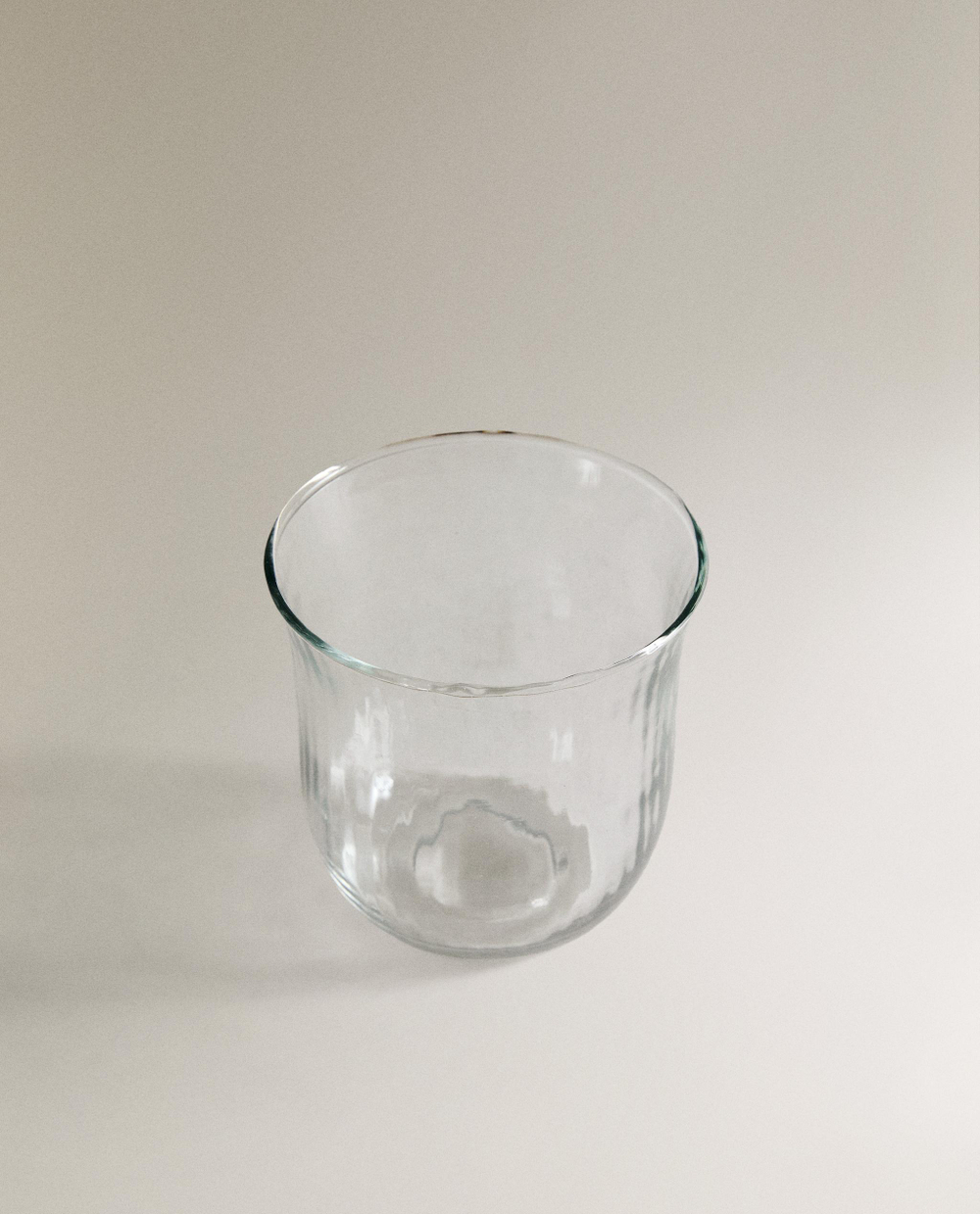 Zara Home стакан из стекла, цвет прозрачный, 9 см · 0229/401