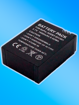 Аккумулятор батарея для GoPro Hero 3 / 3+ на 1600 mAh (AHDBT-201/301)