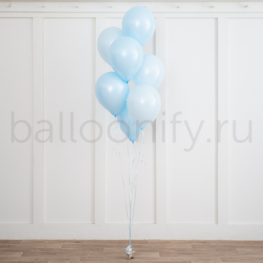 Фонтан шаров "Голубые облака"