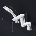 Смеситель на борт ванны, трёхсекционный AM.PM Inspire V2.0 F50A01300