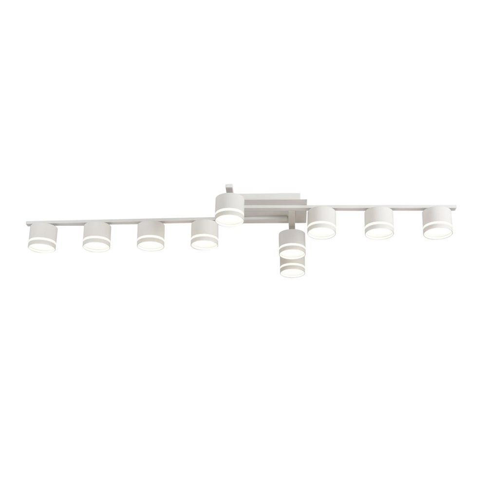 8303/10C COMFI LN26 237 белый, металл Светильник потолочный GX53 LED 10*7W 220V AGNIA