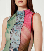 Топ ST. JOHNS Desigual - зеленый(25SWTK87)