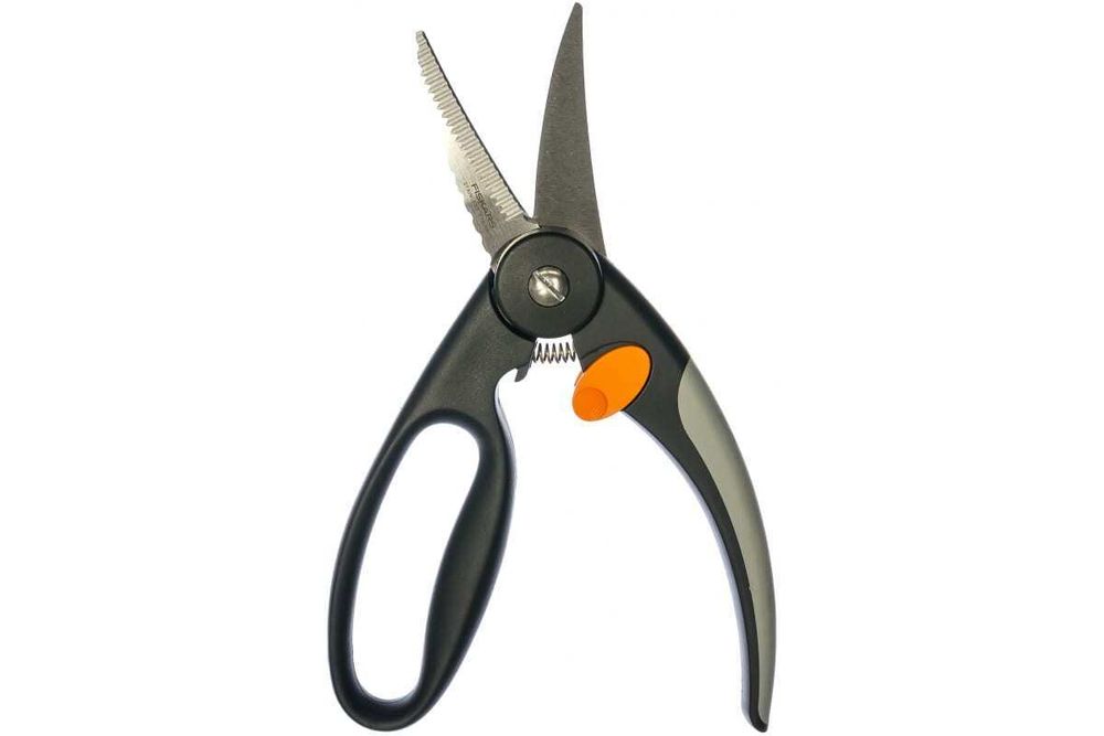 Fiskars 1003032 [FF Softgrip; 22см; нерж.; 162г] Ножницы кух. д/рыбы