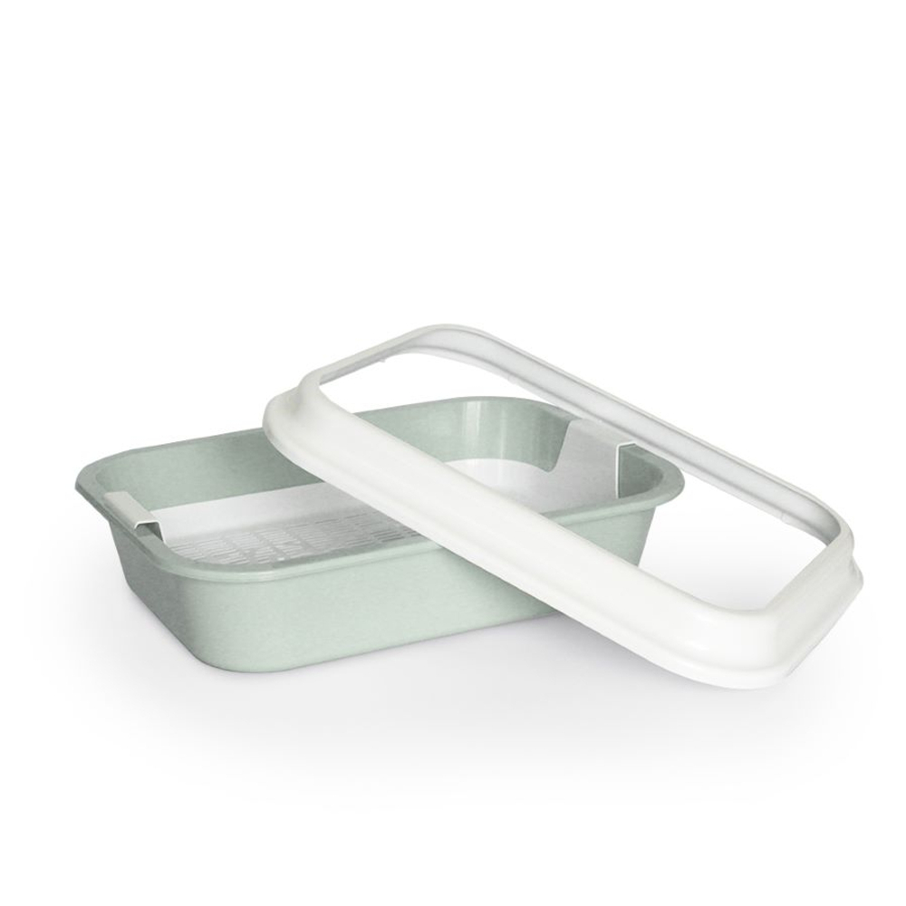 Лоток/туалет ZOOEXPRESS "Мегакис" для кошек с сеткой без рамки - 45,5х34х10 см