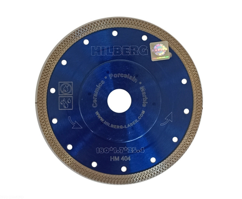 Диск алмазный отрезной 180*25,4 Hilberg Турбо ультратонкий х-тип HM404