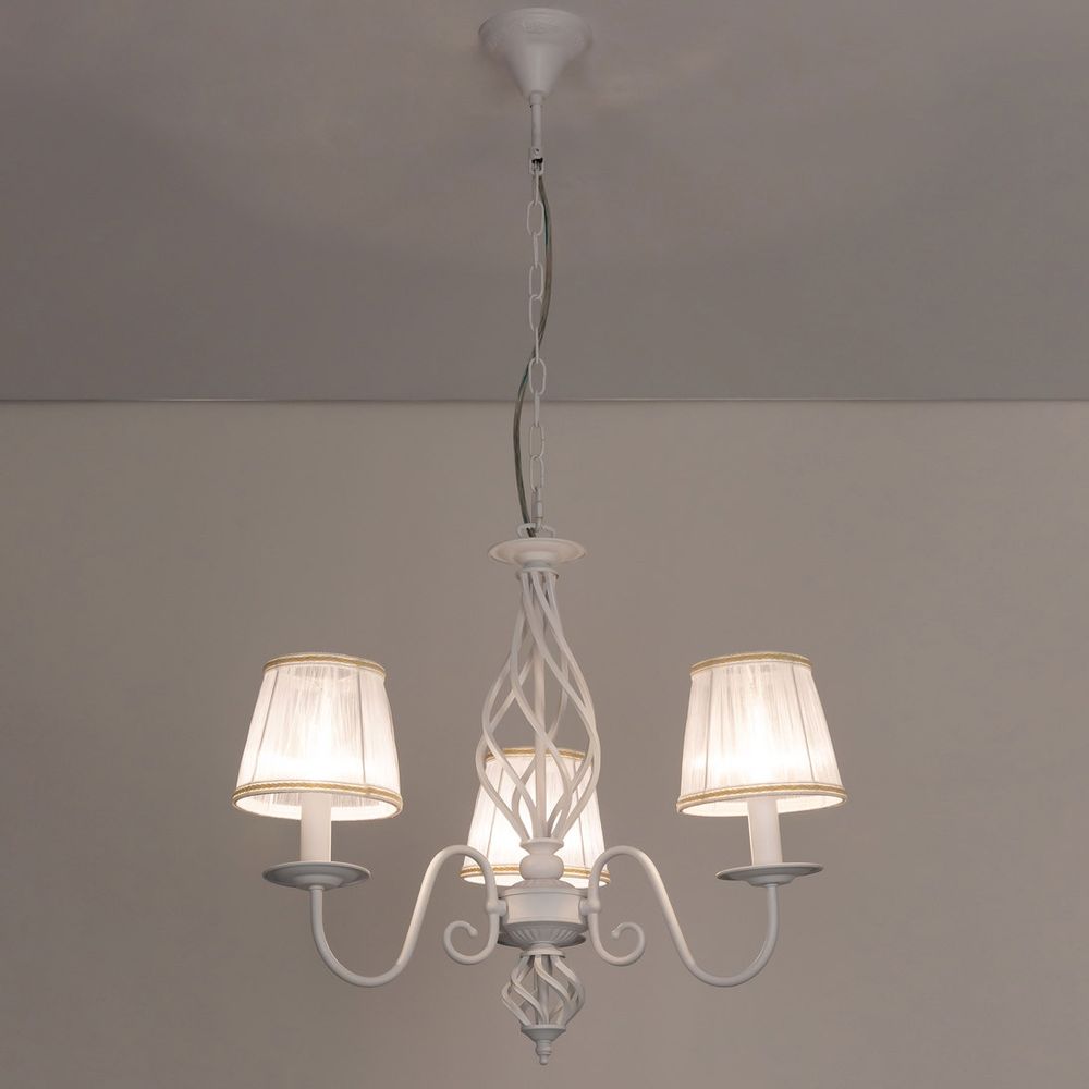 Citilux Ровена CL427130 Люстра с абажурами Белая