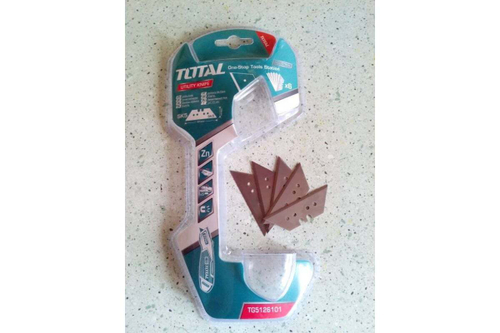 Нож с выдвижным трапециевидным лезвием TOTAL TG5126101