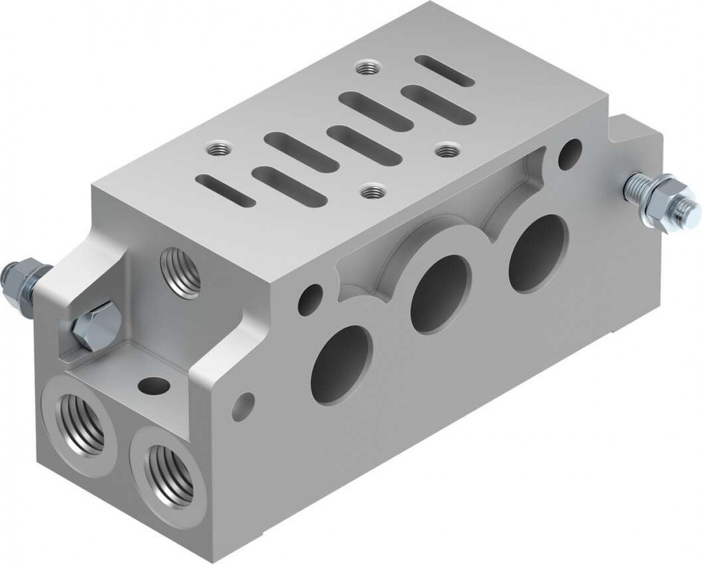 Коллекторная плита угловая Festo NAVW-1/4-1-ISO