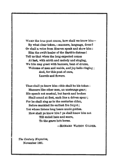 Leaves of grass. the poems of Walt Whitman | Whitman Walt