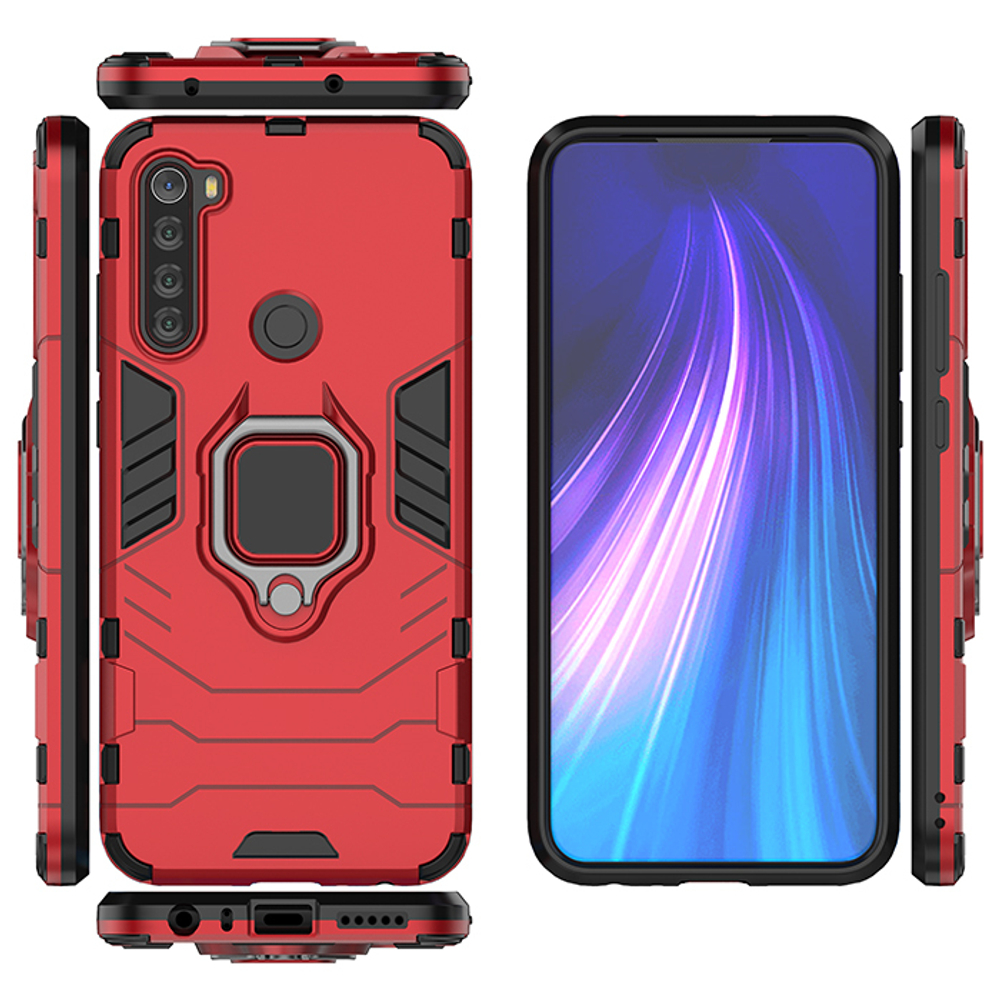 Противоударный чехол с кольцом Panther Case для Xiaomi Redmi Note 8T