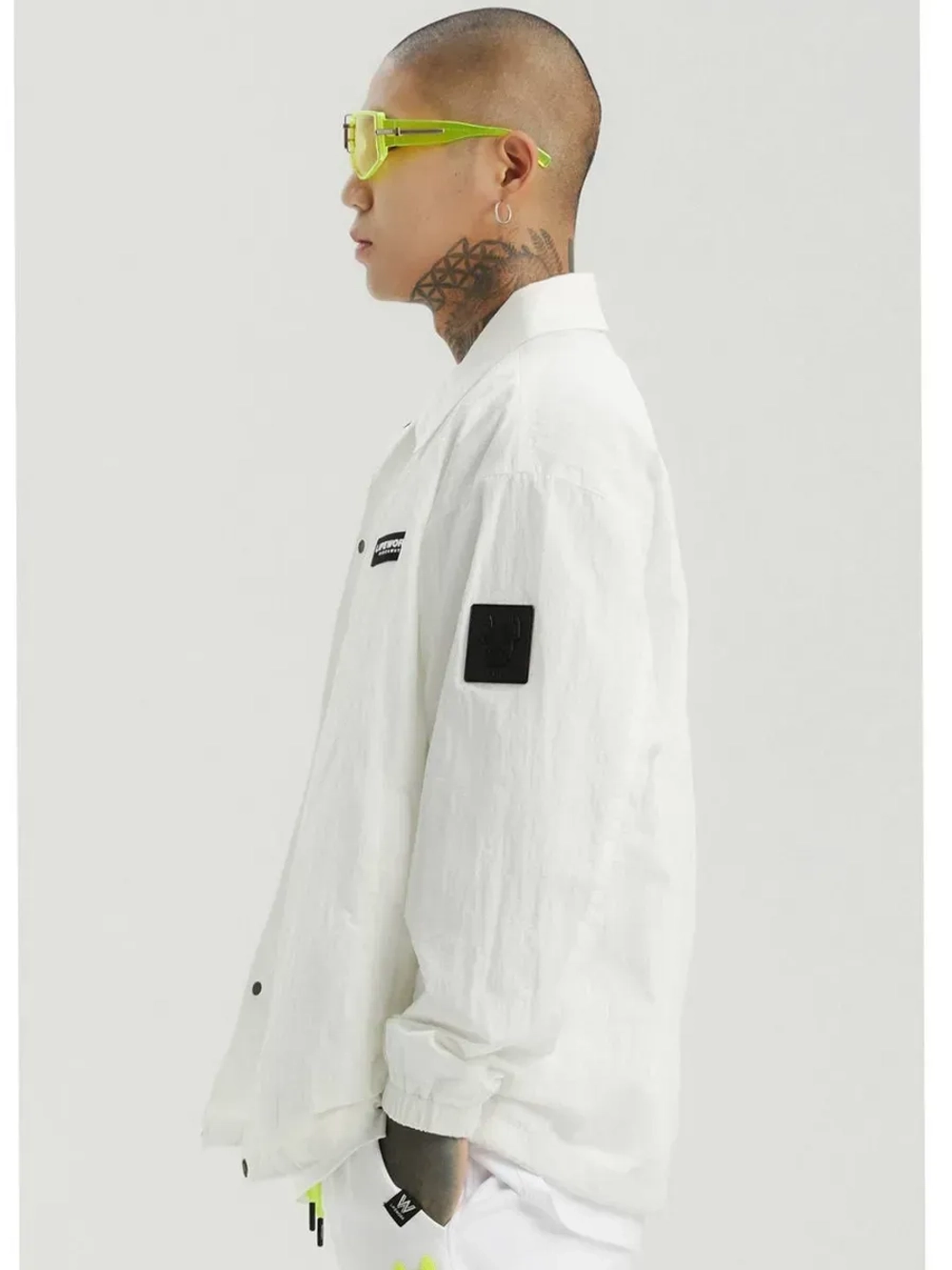 Куртка-рубашка из нейлона