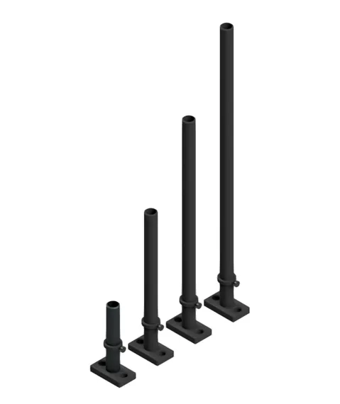 Вертикальная опора ø50 мм H-1200 мм, Слот-Стол