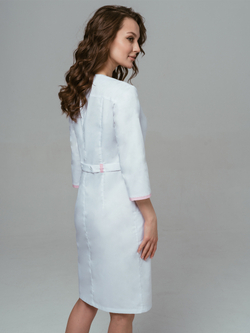 Халат медицинский женский | Х-262 ак 3/4 клеон стрейч