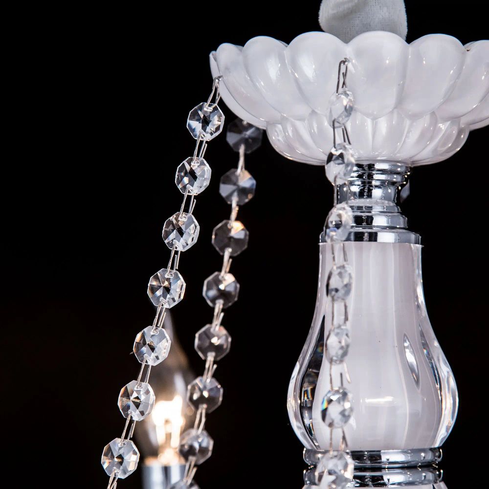 Citilux Финка CL353161 Люстра стеклянная подвесная Белая