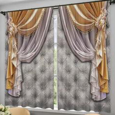 Фотошторы для кухни "В. УНЕСЕННЫЕ ВЕТРОМ СЕРЫЙ", Россия.