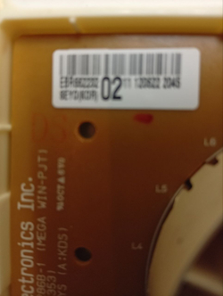 F1068SD кт11 Электронный модуль для стиральной машины LG EBR662404 б/у