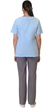 Костюм женский "Сириус-Кэтрин" (голубой/т.серый)