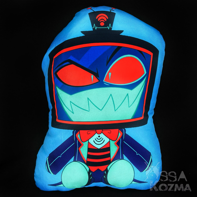 Декоративная подушка с Воксом из «Hazbin Hotel»