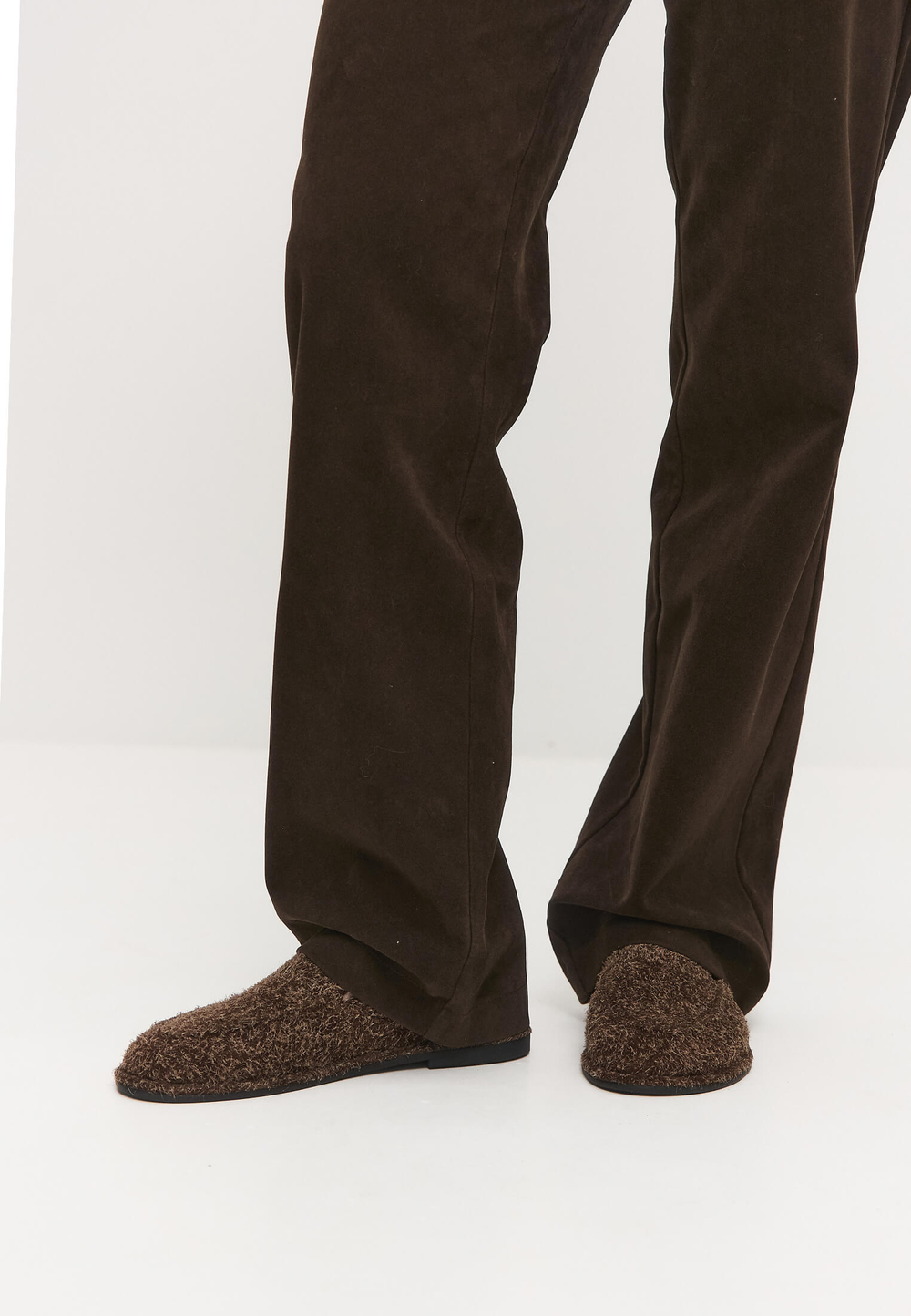 Лоферы // Ivana // Chocolate // Fluffy