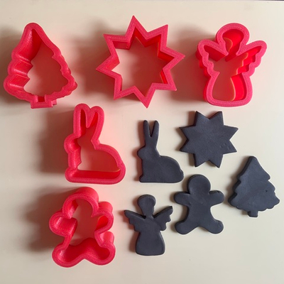 Набор из пяти вырубок