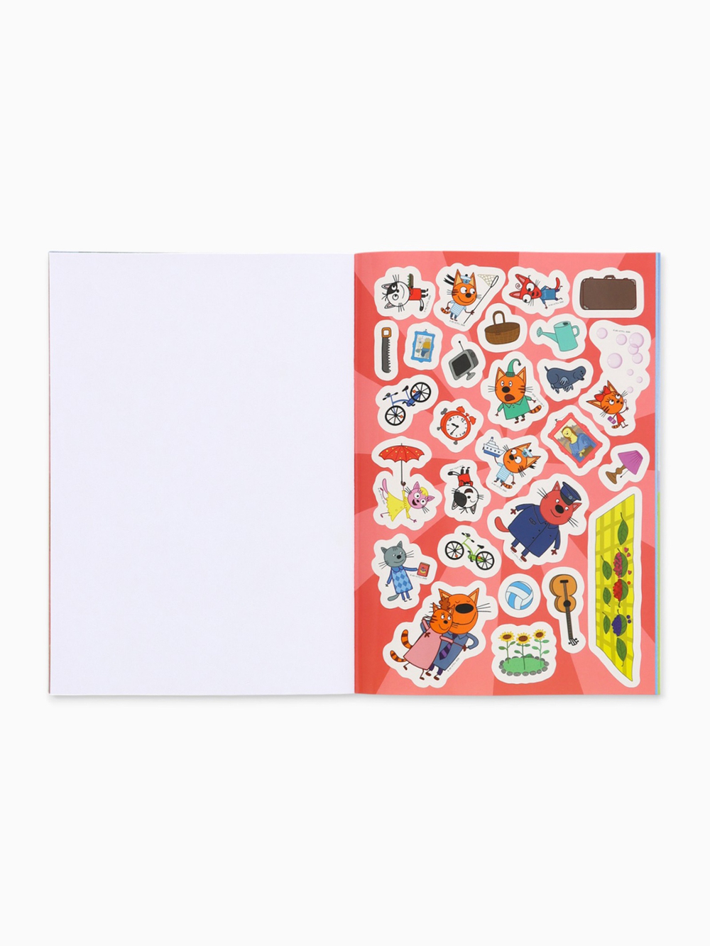 Наклейки 250 шт. «Любимые котята», Три кота