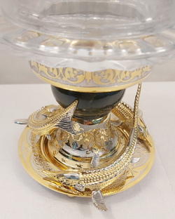 Икорница "Осетры" с нефритом