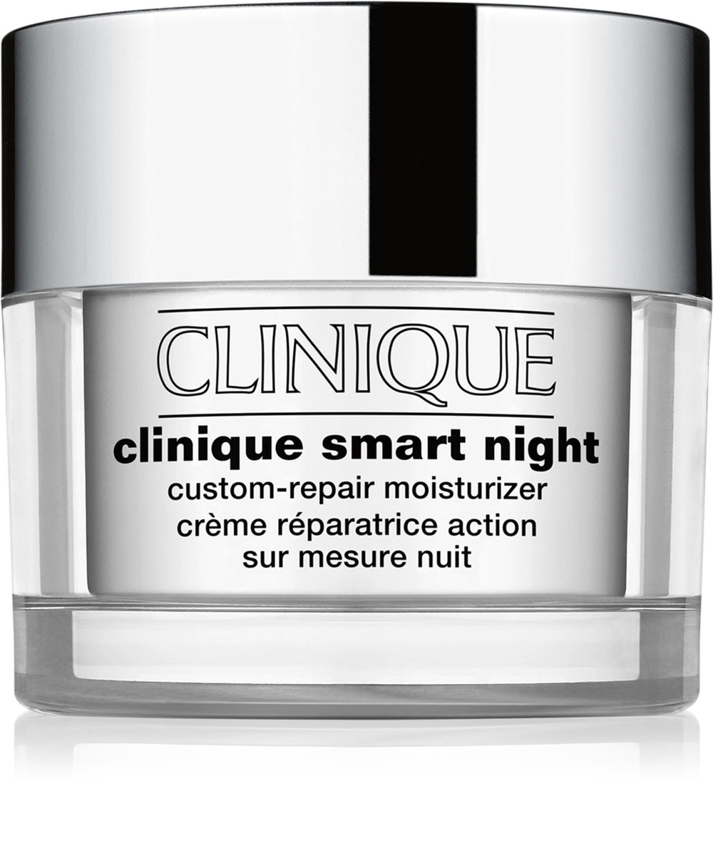 Clinique Smart Night Custom-Repair Moisturizer - Увлажняющий ночной крем против морщин для сухой и комбинированной кожи /   50  ml  / GTIN 020714678203