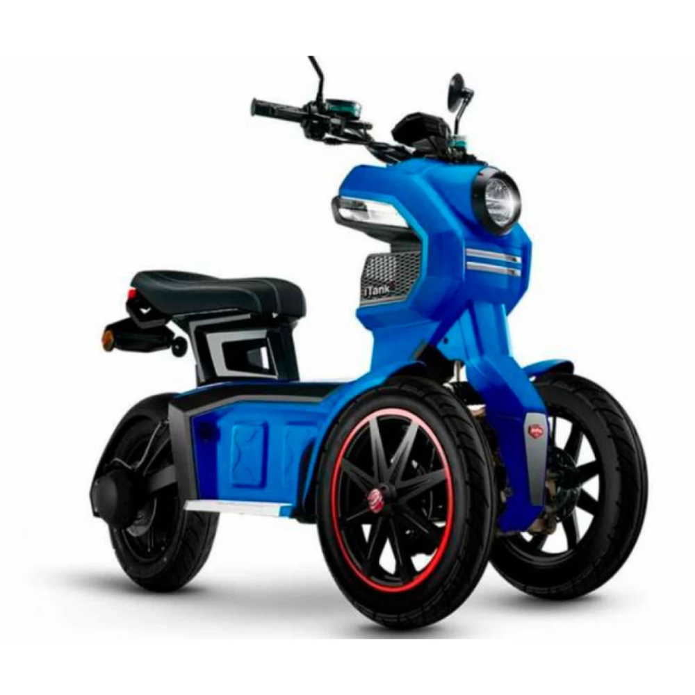 Электроскутер iTank Doohan EV3 Trike 1500W Синий 1 Аккумулятор 60V26Ah