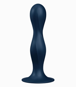 Фаллоимитатор Satisfyer Double Ball-R, синий