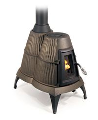 Печь воздухогрейная TMF Мангазея черная бронза 35514