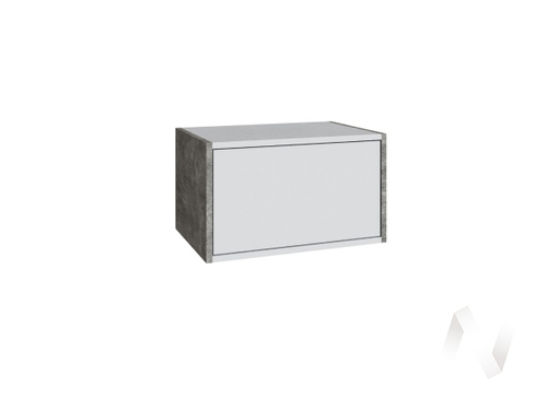 Антресоль торцевая Мадрид 0;35 300 (белый/ателье светлое)