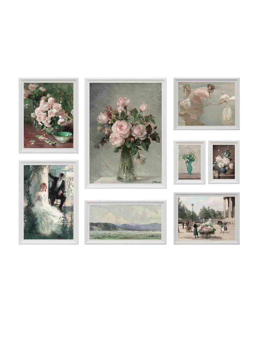 Картины на стену интерьерные на холсте 8 шт