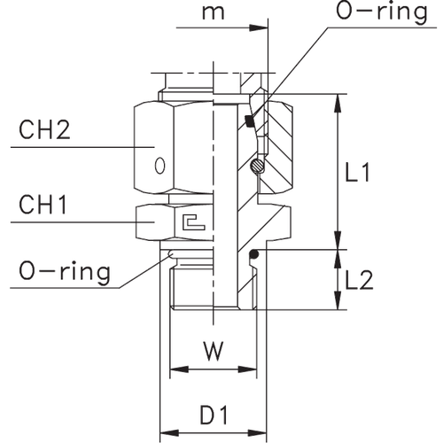 Штуцер FNA DL12 UNF 3/4