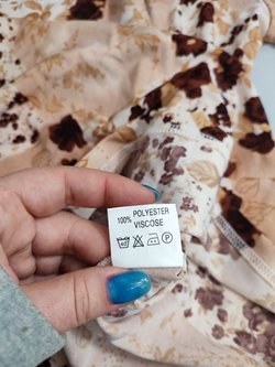 Кофта с цветочным принтом 50 размер