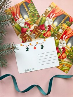 Открытка "Новый год с мамой"   10 × 15 см