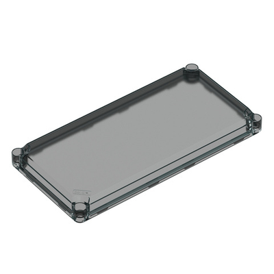 Прозрачная крышка  высотой 35 мм, для корпуса RAM box 400х200х160 мм