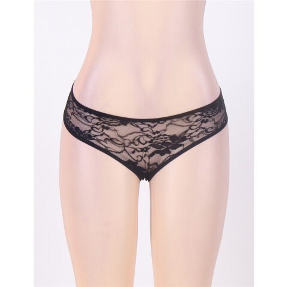 Кружевные трусики с доступом, 3XL-4XL