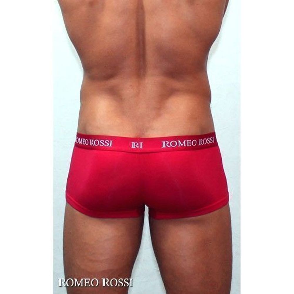 Мужские трусы хипсы красные Romeo Rossi Comfort Boxer Brief RR5001-08